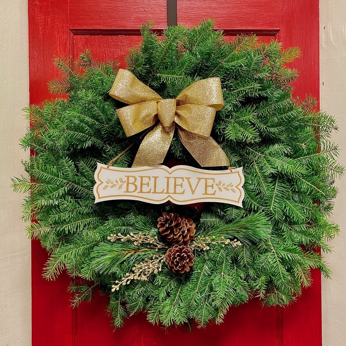 24" Specialty Wreaths-Decorative Evergreens