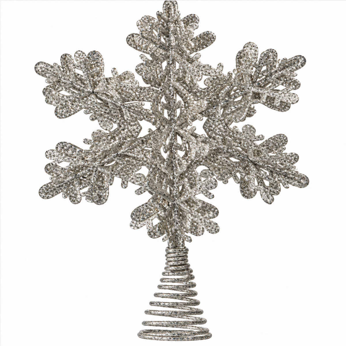 Tree Topper, 3D Glam Snowflake from Cheryls Greenhouse