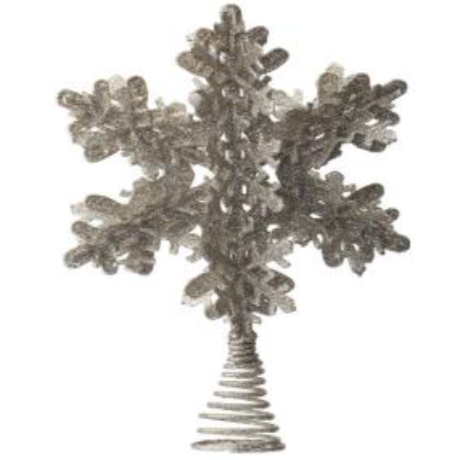 Tree Topper, Glam Snowflake